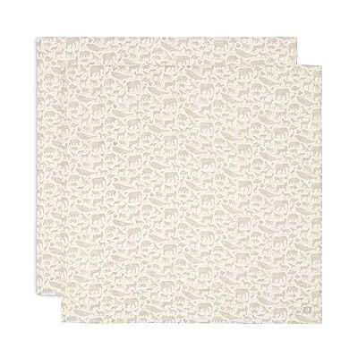 Jollein 535-852-67044 chiffon doekjes, 115 x 115 cm, 2 stuks, beige Jollein 535-852-67044 chiffon doekjes, 115 x 115 cm, 2 stuks, beige