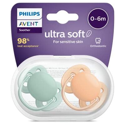 AVENT Philips Ultra Air Fopspeen 0% BPA voor baby's van 0 tot 6 maanden (model SCF091/03) 2 stuks AVENT Philips Ultra Air Fopspeen 0% BPA voor baby's van 0 tot 6 maanden (model SCF091/03) 2 stuks