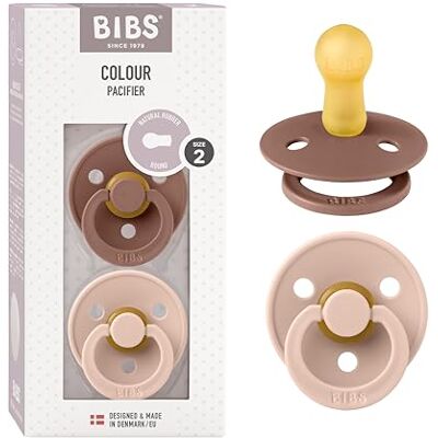 Bibs Colour Speen verpakking van 2 stuks. BPA-vrij, Ronde speen. Natuurlijk rubberlatex, Maat 2 (6-18 maanden), Woodchuck / Blush Bibs Colour Speen verpakking van 2 stuks. BPA-vrij, Ronde speen. Natuurlijk rubberlatex, Maat 2 (6-18 maanden), Woodchuck / Blush