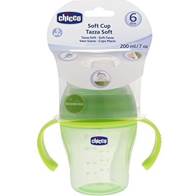 Chicco 6823500000 – zachte beker – x1 – appelgroen – 6 maanden + Chicco 6823500000 – zachte beker – x1 – appelgroen – 6 maanden +