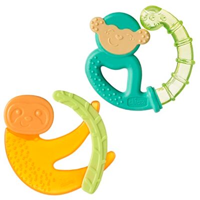 Artsana CHICCO Koelmiddel bijtmassageapparaat, 4 maanden +, groen/oranje, verschillende kleuren Artsana CHICCO Koelmiddel bijtmassageapparaat, 4 maanden +, groen/oranje, verschillende kleuren