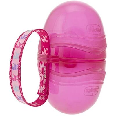 Chicco 2 x fopspeen doos, roze Chicco 2 x fopspeen doos, roze
