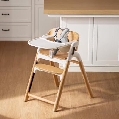 Momcozy Kinderstoel, natuurlijk hout, verstelbaar, converteerbaar, dienblad Wasbaar, ergonomisch, vaatwasmachinebestendig, geschikt voor levensmiddelen, maaltijden, veiligheid, reizen, cadeau Momcozy Kinderstoel, natuurlijk hout, verstelbaar, converteerbaar, dienblad Wasbaar, ergonomisch, vaatwasmachinebestendig, geschikt voor levensmiddelen, maaltijden, veiligheid, reizen, cadeau