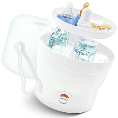 Babyruf Hartig + Helling Sterilisator voor elektrische stoomflessen, wit Babyruf Hartig + Helling Sterilisator voor elektrische stoomflessen, wit