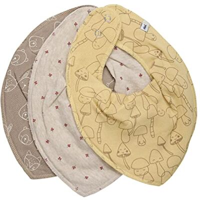 pippi Bandana Bib Uni AOP (3-pack), driehoekig slabbetje, pippi Bandana Bib Uni AOP (3-pack), driehoekig slabbetje,