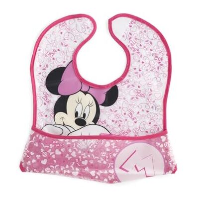 Lulabi 79650 Disney Minnie 3 Slabbetje PEVA klinknagel Lulabi 79650 Disney Minnie 3 Slabbetje PEVA klinknagel