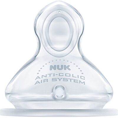 NUK FC SIL TEAT SIZE1 MED HOL 2PK NUK FC SIL TEAT SIZE1 MED HOL 2PK