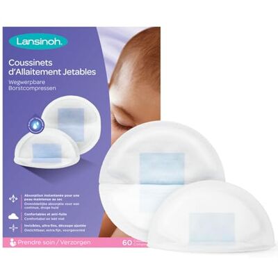 Lansinoh Wegwerp borstvoedingspads, 60 Lansinoh Wegwerp borstvoedingspads, 60