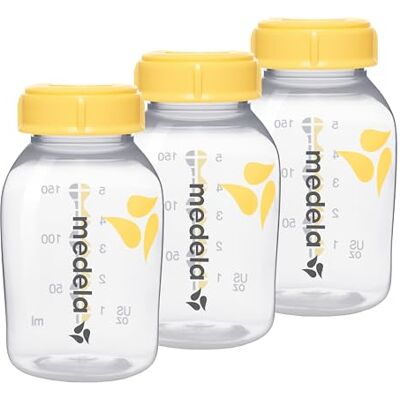 Medela 3 flessen voor het bewaren van moedermelk, BPA-vrij, 150 ml Medela 3 flessen voor het bewaren van moedermelk, BPA-vrij, 150 ml