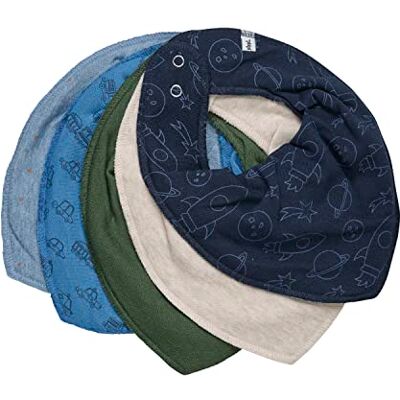 pippi Bandana Bib (5-pack), driehoekig slabbetje, pippi Bandana Bib (5-pack), driehoekig slabbetje,