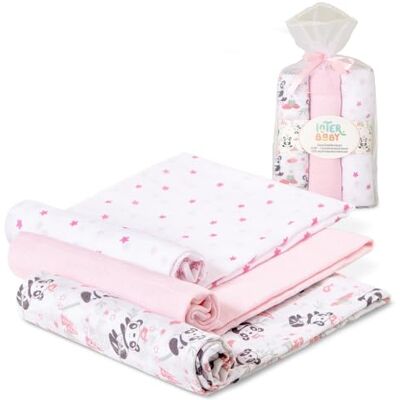 Interbaby Pak van 3 roze parachutespringen baby gazons Interbaby Pak van 3 roze parachutespringen baby gazons