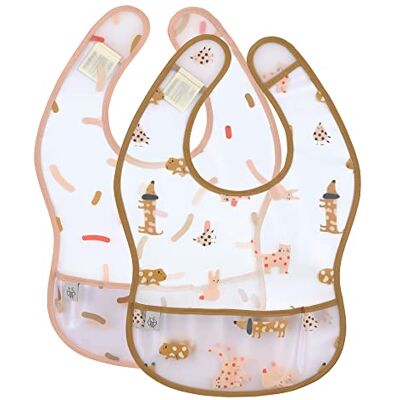 Lässig Baby Slabbetje Set 2 stuks. met waterafstotende valbescherming/EVA Bib Little Mateys spicy oranje Lässig Baby Slabbetje Set 2 stuks. met waterafstotende valbescherming/EVA Bib Little Mateys spicy oranje