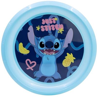 Stor Vajiila Stitch 5-delige set voor kinderen, tafelset, borden, kom, bestek en glas, 260 ml, BPA-vrij Stor Vajiila Stitch 5-delige set voor kinderen, tafelset, borden, kom, bestek en glas, 260 ml, BPA-vrij