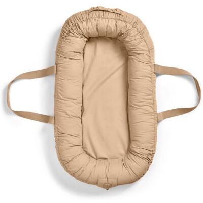 Elodie Details Babynest Draagbaar knuffelnest voor pasgeborenen voor baby's en zuigelingen, wasbaar reisbed, 100% katoen, 78 x 45 cm, pure kaki Elodie Details Babynest Draagbaar knuffelnest voor pasgeborenen voor baby's en zuigelingen, wasbaar reisbed, 100% katoen, 78 x 45 cm, pure kaki