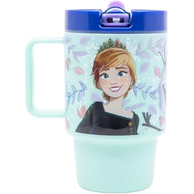 Stor Kinderbeker met deksel Frozen 530 ml – BPA-vrije kunststof beker met lekvrije tuit – schroefbeker voor kinderen Stor Kinderbeker met deksel Frozen 530 ml – BPA-vrije kunststof beker met lekvrije tuit – schroefbeker voor kinderen