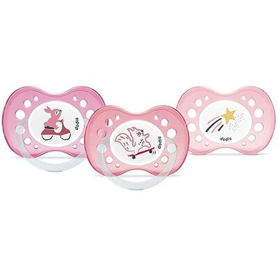 Dodie anatomische fopspenen 18 maanden BPA-vrij, bestendig Go Girl / eekhoorn / nacht vallende ster pak van 3, 3 eenheden Dodie anatomische fopspenen 18 maanden BPA-vrij, bestendig Go Girl / eekhoorn / nacht vallende ster pak van 3, 3 eenheden