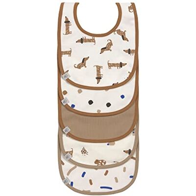Lässig Bibs Bib Little Mateys set (5 stuks) klittenband katoen waterdicht / Value Pack Little Mateys koningsblauw Lässig Bibs Bib Little Mateys set (5 stuks) klittenband katoen waterdicht / Value Pack Little Mateys koningsblauw