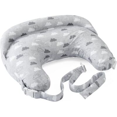 Chicco Boppy Deluxe borstvoedingskussen, ondersteuning voor borstvoeding aan borst en fles, ergonomische vorm met houder voor mama en baby, volledige vulling, afneembare hoes en machinewasbaar, 0 m + Chicco Boppy Deluxe borstvoedingskussen, ondersteuning voor borstvoeding aan borst en fles, ergonomische vorm met houder voor mama en baby, volledige vulling, afneembare hoes en machinewasbaar, 0 m +
