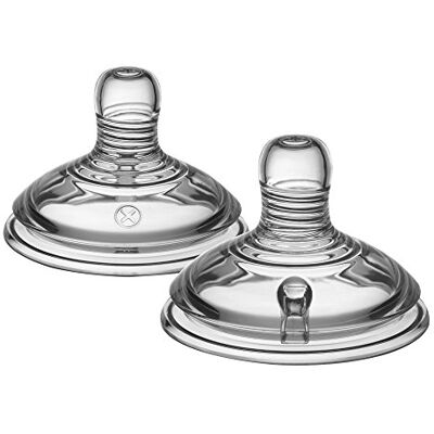 Tommee Tippee Closer to Nature ontsteking, dikke debiet, 2 stuks Tommee Tippee Closer to Nature ontsteking, dikke debiet, 2 stuks