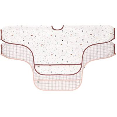 Lässig Baby Slabbetje met lange mouwen (2 stuks) om te binden valbescherming/lange mouwen Bib Garden Explorer slak Lässig Baby Slabbetje met lange mouwen (2 stuks) om te binden valbescherming/lange mouwen Bib Garden Explorer slak