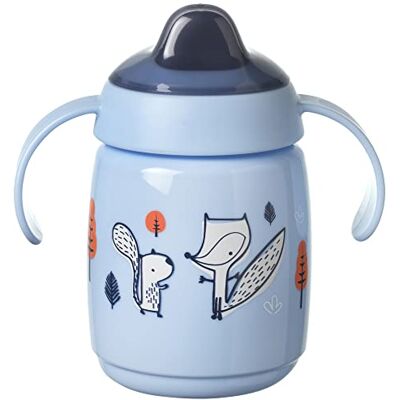 Tommee Tippee Superstar Sippee, drinkbeker met drinktuit met 100% waterdichte en schokbestendige technologie en antibacteriële BACSHIELD-technologie, 6 m, 300 ml, blauw 447822 Tommee Tippee Superstar Sippee, drinkbeker met drinktuit met 100% waterdichte en schokbestendige technologie en antibacteriële BACSHIELD-technologie, 6 m, 300 ml, blauw 447822