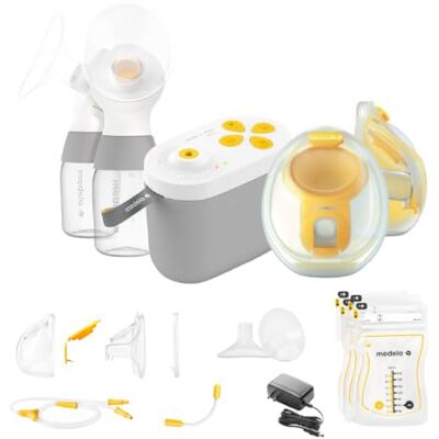 Medela Pump in Style Pro+ Pump Your Way Draagbare en traditionele borstkolf, klinisch bewezen efficiëntie, dubbele elektrische pomp Medela Pump in Style Pro+ Pump Your Way Draagbare en traditionele borstkolf, klinisch bewezen efficiëntie, dubbele elektrische pomp