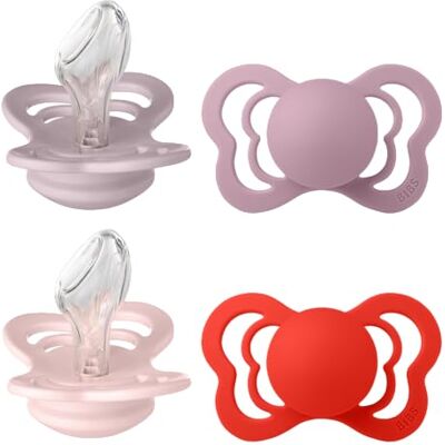 Bibs Couture fopspeen, set van 4, BPA-vrij, orthodontische vorm, siliconen fopspeen gemaakt in Denemarken, maat 2 (6-18 maanden), bloemenmix Bibs Couture fopspeen, set van 4, BPA-vrij, orthodontische vorm, siliconen fopspeen gemaakt in Denemarken, maat 2 (6-18 maanden), bloemenmix
