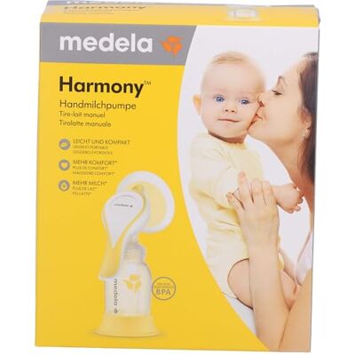 Medela 101041153 Harmony handmatige borstkolf, compact Zwitsers ontwerp met Personal Fit Flex borstschild en 2-fasenexpressietechnologie, 1 eenheid (verpakking van 1) Medela 101041153 Harmony handmatige borstkolf, compact Zwitsers ontwerp met Personal Fit Flex borstschild en 2-fasenexpressietechnologie, 1 eenheid (verpakking van 1)
