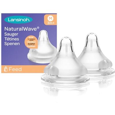 Lansinoh Momma fopspeen met gemiddelde doorstroming voor pasgeborenen, transparant, 2 stuks Lansinoh Momma fopspeen met gemiddelde doorstroming voor pasgeborenen, transparant, 2 stuks