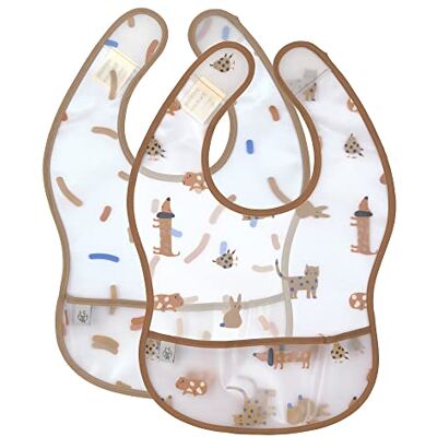 Lässig Bib Little Mateys koninklijk blauw slabbetje set 2 stuks met waterafstotende valbescherming/EVA Lässig Bib Little Mateys koninklijk blauw slabbetje set 2 stuks met waterafstotende valbescherming/EVA