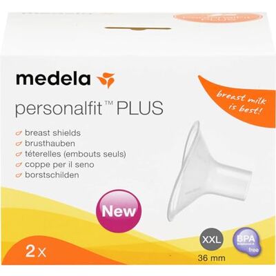 Medela 008.0459 Personalfit Plus borstbeschermer trechter XXL 36 mm uniseks Medela 008.0459 Personalfit Plus borstbeschermer trechter XXL 36 mm uniseks