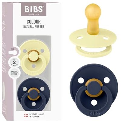 Bibs Colour fopspeen, set van 2, BPA-vrij, Luna/Deep Space Bibs Colour fopspeen, set van 2, BPA-vrij, Luna/Deep Space