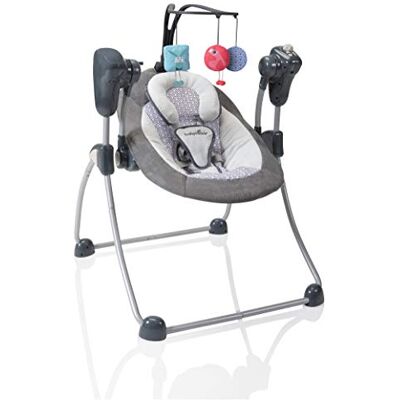 Babymoov A055010 Swoon Bubble Wipstoeltje, 0 Maanden, Zink Babymoov A055010 Swoon Bubble Wipstoeltje, 0 Maanden, Zink