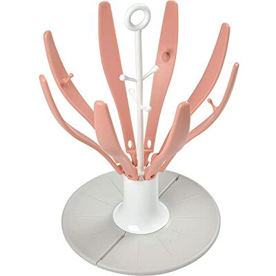Béaba , Tree Flower flessendruppel, opvouwbaar, 8 flessen en accessoires, compact, nomade, roze Béaba , Tree Flower flessendruppel, opvouwbaar, 8 flessen en accessoires, compact, nomade, roze