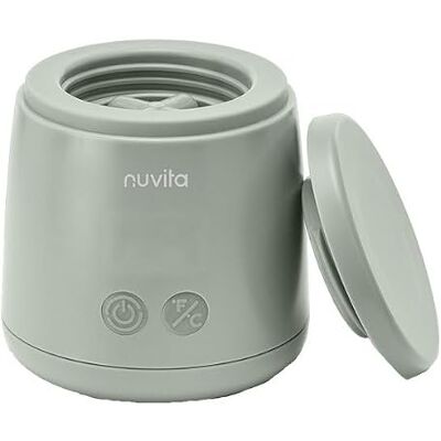 Nuvita 1163 Warm'n'Mix Draagbare flessenwarmer op batterijen met verwarmings- en mengfunctie, snel opwarmen in 3 minuten, 4 temperatuurinstellingen, universele compatibiliteit met 6 adapters Nuvita 1163 Warm'n'Mix Draagbare flessenwarmer op batterijen met verwarmings- en mengfunctie, snel opwarmen in 3 minuten, 4 temperatuurinstellingen, universele compatibiliteit met 6 adapters