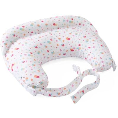 Chicco Boppy Deluxe borstvoedingskussen, ondersteuning voor borstvoeding aan borst en fles, ergonomische vorm met houder voor mama en baby, volledige vulling, afneembare en machinewasbare hoes, 0M + Chicco Boppy Deluxe borstvoedingskussen, ondersteuning voor borstvoeding aan borst en fles, ergonomische vorm met houder voor mama en baby, volledige vulling, afneembare en machinewasbare hoes, 0M +