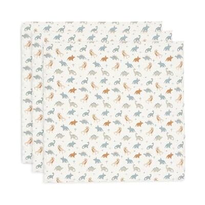 Jollein 535-851-67100 Roarsome chiffon slabbetjes, set van 3, 70 x 70 cm Jollein 535-851-67100 Roarsome chiffon slabbetjes, set van 3, 70 x 70 cm