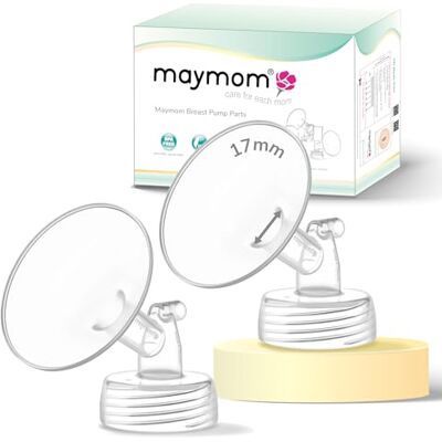 Maymom Pomponderdeel met brede hals compatibel met Spectra S1/S2-pompen; inclusief brede openingsflens; niet-originele Spectra-flens; vervangt Spectra Shield (twee 17 mm flens) Maymom Pomponderdeel met brede hals compatibel met Spectra S1/S2-pompen; inclusief brede openingsflens; niet-originele Spectra-flens; vervangt Spectra Shield (twee 17 mm flens)