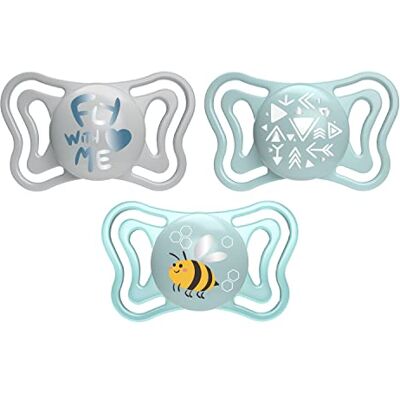 Chicco PhysioForma Light, babyfopspeen met siliconen fopspeen 2-6 maanden, licht en ademend, ergonomische vorm, ondersteunt fysiologische ademhaling en een goede mondontwikkeling, blauw, 2 stuks Chicco PhysioForma Light, babyfopspeen met siliconen fopspeen 2-6 maanden, licht en ademend, ergonomische vorm, ondersteunt fysiologische ademhaling en een goede mondontwikkeling, blauw, 2 stuks