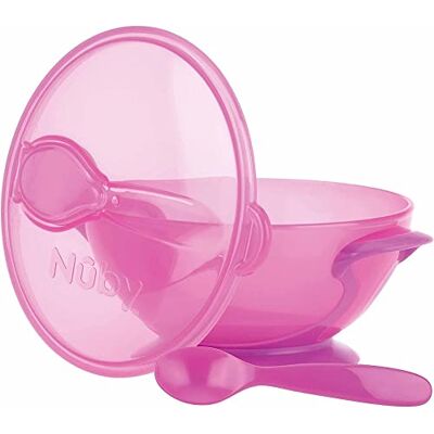 Nuby Nûby ID5419 kom met zuignap, 6 m + lepel Nuby Nûby ID5419 kom met zuignap, 6 m + lepel