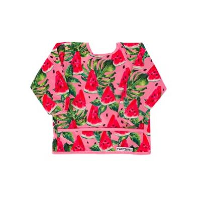 Twistshake Babyslabbetje met lange mouwen, waterdicht, vanaf 6 maanden, watermeloenen, 1 stuk Twistshake Babyslabbetje met lange mouwen, waterdicht, vanaf 6 maanden, watermeloenen, 1 stuk
