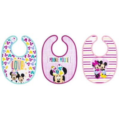 Interbaby Amazon Disney set van 3 badstof slabbetjes met klittenband 20x30cm Mickey Mouse Interbaby Amazon Disney set van 3 badstof slabbetjes met klittenband 20x30cm Mickey Mouse