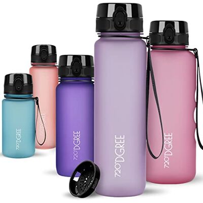 720°DGREE 650ml “uberBottle” drinkfles en fruitzeef, softTouch BPA vrij, lekvrij Waterfles, Waterfles ideaal voor Kinderen, School, Sport, Wandelen, Kamperen, Universiteit, Reizen, Werk 720°DGREE 650ml “uberBottle” drinkfles en fruitzeef, softTouch BPA vrij, lekvrij Waterfles, Waterfles ideaal voor Kinderen, School, Sport, Wandelen, Kamperen, Universiteit, Reizen, Werk