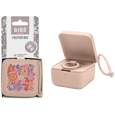 Bibs Liberty Pacifier Box met koord. Fopspeenhouder en sterilisator. Volledig van voedselveilig materiaal, BPA-vrij June Blossom Blush Bibs Liberty Pacifier Box met koord. Fopspeenhouder en sterilisator. Volledig van voedselveilig materiaal, BPA-vrij June Blossom Blush