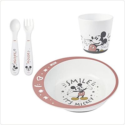 NUK Disney Mickey borden set voor 9 maanden en meer baby's NUK Disney Mickey borden set voor 9 maanden en meer baby's