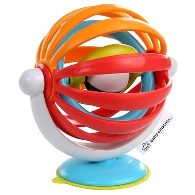 Baby Einstein , Sticky spinner speelgoed, perfect op reis of voor onderweg, absorberende bodem voor bevestiging op gladde oppervlakken. Baby Einstein , Sticky spinner speelgoed, perfect op reis of voor onderweg, absorberende bodem voor bevestiging op gladde oppervlakken.