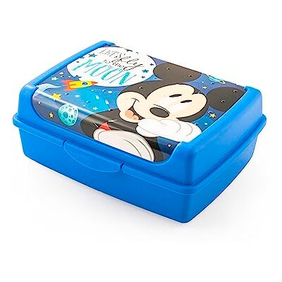 Lulabi Mickey Cosmo Lunchhouder van polypropyleen, lunchbox, 17 x 13 x 6,5 cm Lulabi Mickey Cosmo Lunchhouder van polypropyleen, lunchbox, 17 x 13 x 6,5 cm