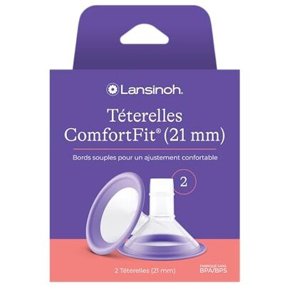 Lansinoh I 2 x Comfort Fit spenen 21 mm Lansinoh I 2 x Comfort Fit spenen 21 mm