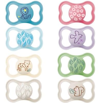 MAM Supreme fopspeen 6 maanden (2 stuks) willekeurige kleur zuigelingenfopspeen van ultradunne en zachte siliconen ideale babyspeen voor een goede mondontwikkeling MAM Supreme fopspeen 6 maanden (2 stuks) willekeurige kleur zuigelingenfopspeen van ultradunne en zachte siliconen ideale babyspeen voor een goede mondontwikkeling