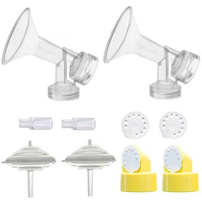 Maymom Madela Freestyle Borstbeschermingsset voor pompen (17 mm flens) Maymom Madela Freestyle Borstbeschermingsset voor pompen (17 mm flens)